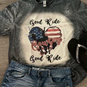 Good ride cowboy good ride tee